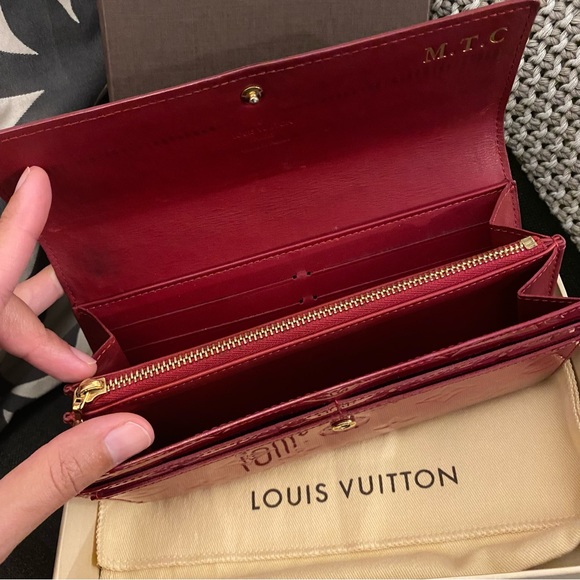 Louis Vuitton Sarah Wallet Monogram Vernis - pre owned - Picture 6 of 8